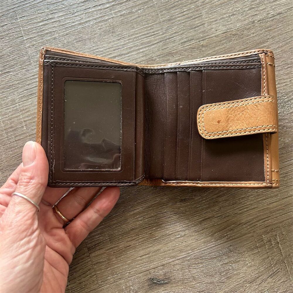 Coach Women's Brown Leather Wallet Credit Card Holder - Picture 4 of 11